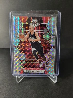 2022-23 Panini Mosaic - Mason Plumlee #134 Reactive Blue Mosaic Prizm - Image 1 of 3