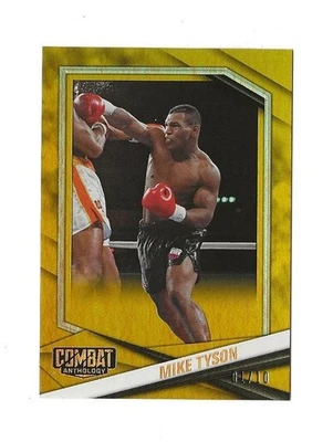 2025 Panini Combat Anthology Combat MIKE TYSON Gold SP #01/10 - Image 1 of 2