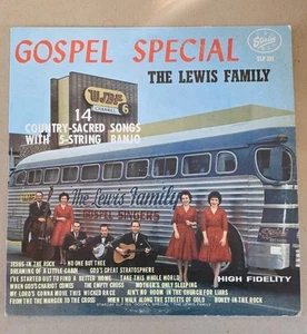 Starday LP SLP 193/THE LEWIS FAMILY GOSPEL SPECIAL FREE SHIPPING - Imagen 1 de 4