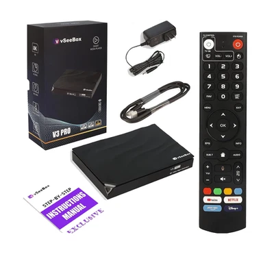 2DAYS SHIPPING  Vseebox V3 pro Android 12, 64GB Storage,Time Shift - Image 1 of 4