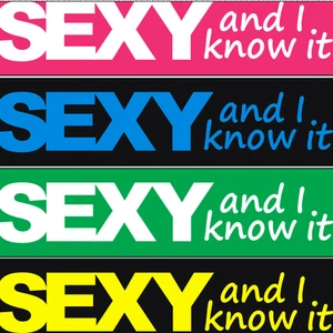 Pulsera Big One Pulgada SEXY AND I KNOW IT 1" LMFAO 18 Colores Disponibles - Imagen 1 de 11