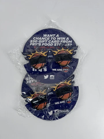 Set of 2 Phoenix SUNS Sunglasses Game Giveaway NBA Booker Durant Cover