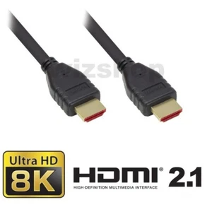 Cavo 8K HDMI 2.1 48 Gbit/s 8K@60HZ 4K@240HZ da 0,5 a 3 mt  TV Console Monitor - Foto 1 di 3