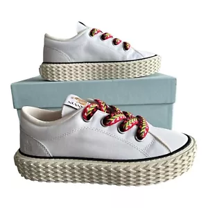 LANVIN Curb Sneakers Size 8 New Boxed Chunky LANVIN Trainers - Picture 1 of 21