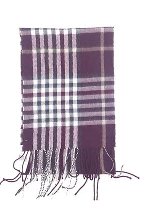 $300 Cejon Men Unisex Black Red Acrylic Soft Wrap Dress Muffler Shawl Scarf - Image 1 of 3