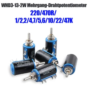 WXD3-13-2W 220R-47K Variable Precision Multi-Turn Potentiometer Drahtwiderstände - Picture 1 of 16