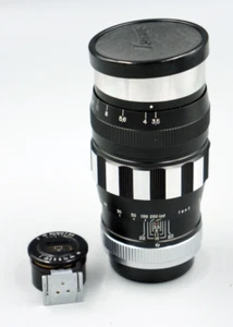 Sankyo Kohki Komura 135mm f/3.5 L39 Screw Mount Objektiv mit Kappen, Sucher, Case #149 - Bild 1 von 7