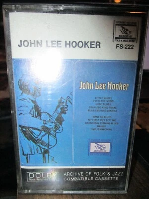 1970's JOHN LEE HOOKER S/T US Cassette Everest FS 222 Detroit Blues VG+ - Image 1 of 3