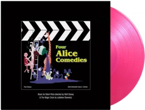 Four Alice Comedies - OST Vinyl LP record Limited Edition Numbered pink new 2021 - Picture 1 of 11