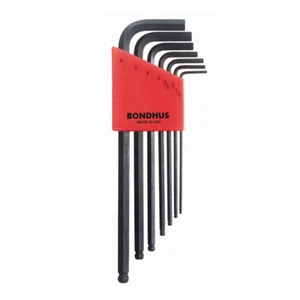 Bondhus 10992 Ball End Hex L-Wrenches Set, 1.5 - 6 mm, 7 Pc. - Picture 1 of 1