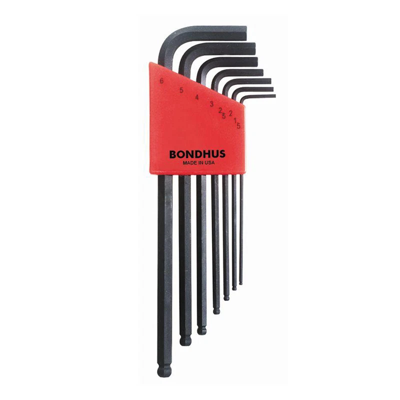 Bondhus 10992 Ball End Hex L-Wrenches Set, 1.5 - 6 mm, 7 Pc. - Image 1 of 1