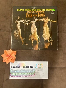 *COVER ONLY* LIVE AT THE LONDON'S TALK OF THE TOWN diana ross supremes lp vg - Picture 1 of 2