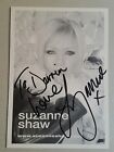Autograph - Suzanne Shaw - Singer TV Stage Actress Hear'Say Musicals live ink