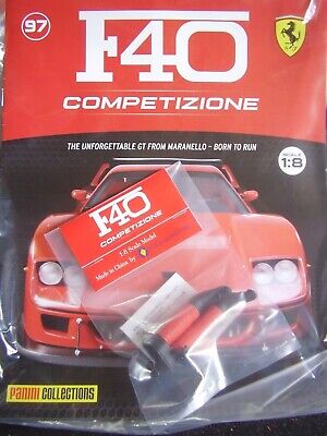 Build A 1:8 Scale Ferrari F40 Die Cast Model Partwork Issue # 97 PANINI PARTWORK • 24£