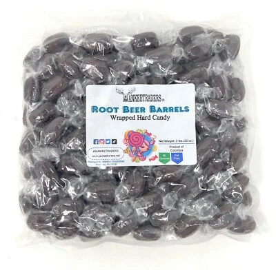 Root Beer Barrels Hard Candy, 4 lbs. ~ YANKEETRADERS® ~ FREE SHIPPING