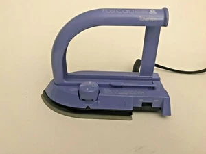 Sanyei Post Card PC-50 Lavender Compact Travel Iron, Dual Voltage (120v 240v). - Picture 1 of 10