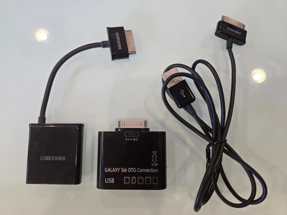 3 Item Lot: ECC1DP0UBE  Galaxy Tab OTG Adapters, Samsung Tablet, 5 in 1, HDMI - Image 1 of 1