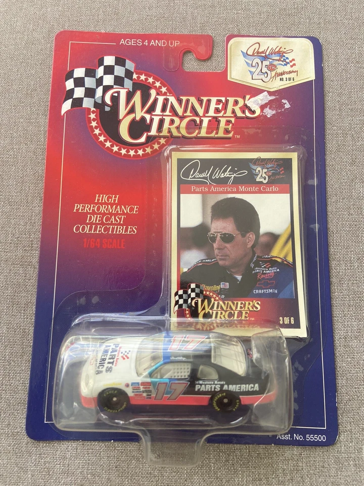 WINNERS CIRCLE 1:64 DARRELL WALTRIP 25TH ANNIVERSARY #17 Parts America Monte - Image 1 of 1
