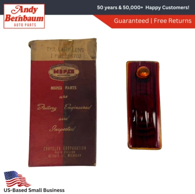 Lámpara de luz trasera izquierda Desoto S-7 1940 lente roja 856702 NOS. Foto 1 de 4