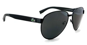 Nuevas gafas de sol LACOSTE | L185S (001) negro mate/gris lente 60 mm - Imagen 1 de 5