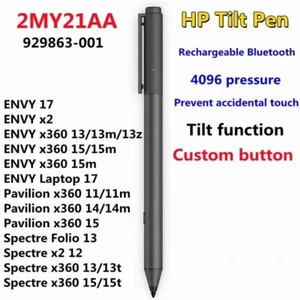 HP Envy Spectre Pavilion X360 Tilt Pen 2MY21AA Touch Pen Bluetooth Stylus - Picture 1 of 6