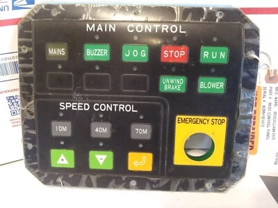 Panel de membrana Ishii Hyoki - Control principal/control de velocidad (uno por lote) Foto 1 de 4