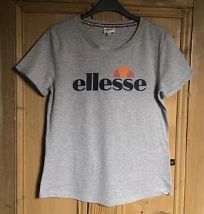 Brandneu Damen Ellesse grau Grafik T-Shirt Größen XS bis M - Bild 1 von 6