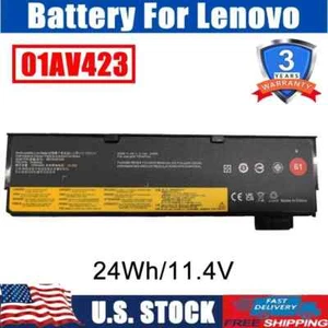 61 24WH Battery for Lenovo ThinkPad T470 T480 T570 T580 01AV423 01AV424 01AV422 - Picture 1 of 13