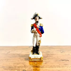 Statuette en porcelaine de Saxe – Maréchal Ney – Scheibe-Alsbach - Afbeelding 1 van 9