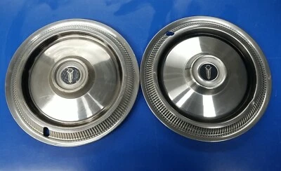*Set of 2* Vintage 1975-1979 Plymouth Volare 14" Wheel Covers Hubcaps USED - Image 1 of 4