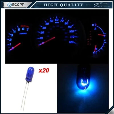 20x 4.7mm Mini Bombillas Lámparas Para GMC Chevrolet Speeometer Cluster Luz de Retroiluminación Foto 1 de 4