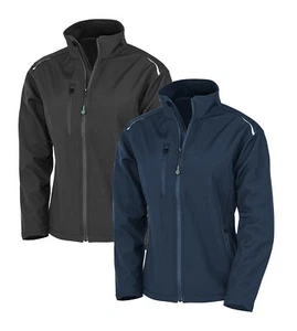 Result Ladies Waterproof Recycled Three Layer Fleece Lined Soft Shell Jacket - Picture 1 of 3