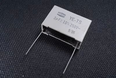 Condensador de película de polipropileno metalizado Teapo YE250K305TS18 3uF 10% 250V Nuevo de Lote Antiguo Foto 1 de 4