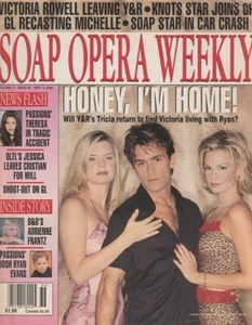 Soap Opera Weekly Sept 5, 2000 SABRYN GENET-BRAD MAULE-JOSH RYAN EVANS-PASSIONS - Picture 1 of 5