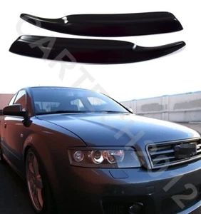 Se adapta a faros AUDI A4 B6 2001-2004, párpados, plástico ABS, alerón - Imagen 1 de 3