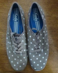 Zapatos KEDS Champion Starburst Oxford Gris Lona Tenis Talla 9.5 - Imagen 1 de 3