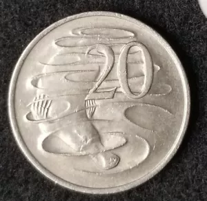 1976 Australia Coin 20 Cent 20c KM# 66 FC039 - Picture 1 of 2