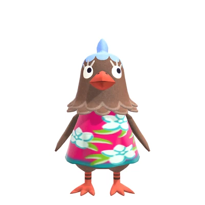 MARKENLOS #RV25 Mini Welcome Amiibo Karte für Animal Crossing Pucky / Mareile Switch