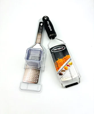 Microplane Gourmet Reibe und Fingerschutz - Bild 1 von 4