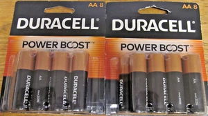 NUOVE 2 - 8 CONFEZIONI - BATTERIE DURACELL POWER BOOST AA 2036 1,5V SPEDIZIONE GRATUITA - Foto 1 di 3