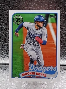 2024 Topps Series 1 1989 Mookie Betts Los Angeles Dodgers #89B-34 - Picture 1 of 2
