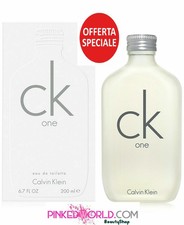 PROFUMO CK ONE CALVIN KLEIN 200ML EDT EAU DE TOILETTE NATURAL SPRAY SENZASCATOLA