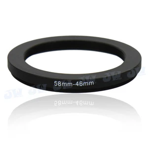 Pro 58-46mm Step-Down Metal Adapter Ring/58mm Lens to 46 mm UV CPL Accessory - Picture 1 of 3