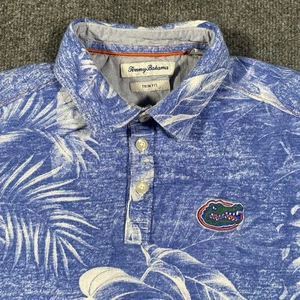 Florida Gators Tommy Bahama Hawaiian Floral Pima Cotton Polo Shirt Mens Small - Picture 1 of 9