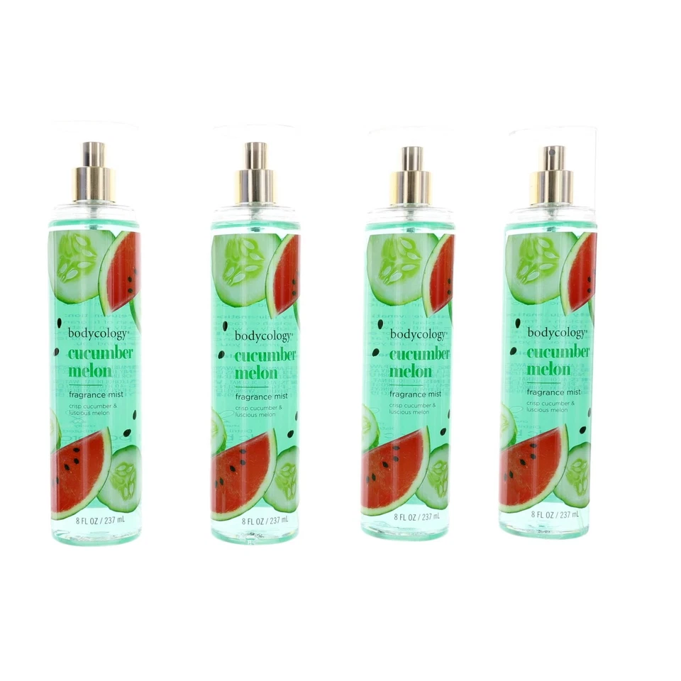Cucumber Melon by Bodycology, 4 Pack 8 oz Fragrance Mist for Women - Image 1 of 1