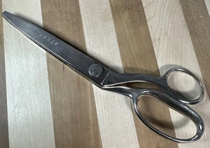 Vintage WISS Pinking Shears Scissors CC9 Chrome Heavy Duty 9” - Picture 1 of 6