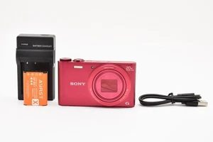 Sony Cyber-shot DSC-WX300 [Almost MINT] Red 18.2MP Digital Camera From JAPAN - Picture 1 of 24