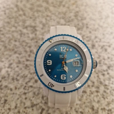 Ice Watch Herren Türkis-Weiss,neue Batterie, super Zustand  - Bild 1 von 4