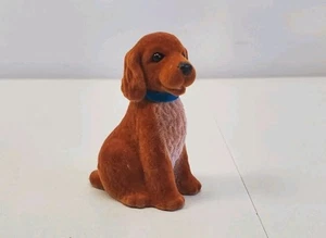Barbie Pet Lovin Cucciolo Cane Setter Irlandese Figura Vintage Anni 90 Mattel Floccato - Foto 1 di 6