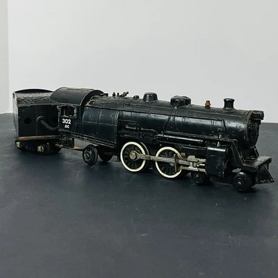 1947 American Flyer 300 Atlantic Steam Engine tender Reading link metal S gauge - Image 1 of 4